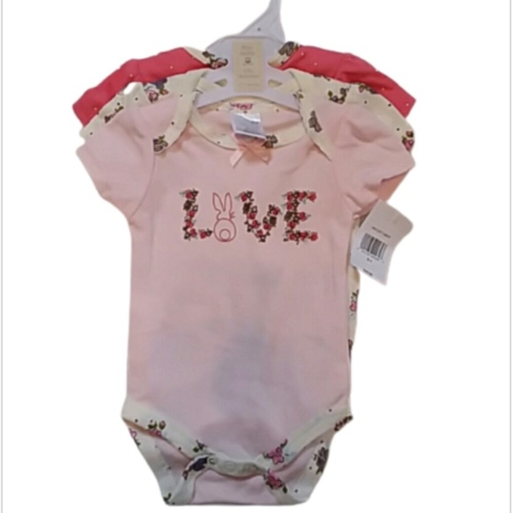 Mini Muffin 3pk bodysuit onsies 0-3 months